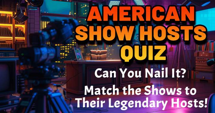 Banner for Quiz featuring American show hosts.