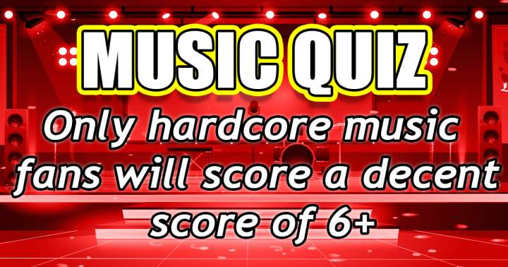 Challenging Music Quiz