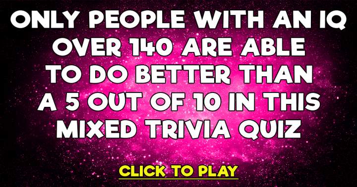 Trivia Quiz with a Mix of Questions