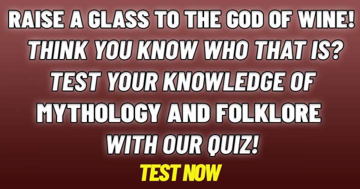 Quiz on Mythology and Folklore