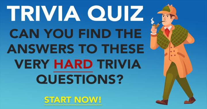 Difficult Trivia Questions