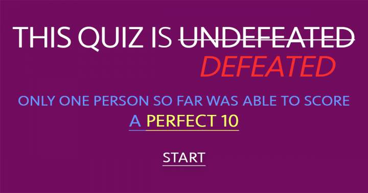 The Unbeatable Knowledge Quiz