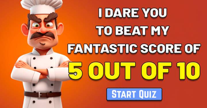 Banner for Food & Beverages Quiz that will test your knowledge