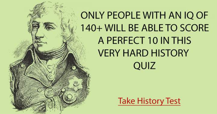 Banner for Extremely challenging history quiz