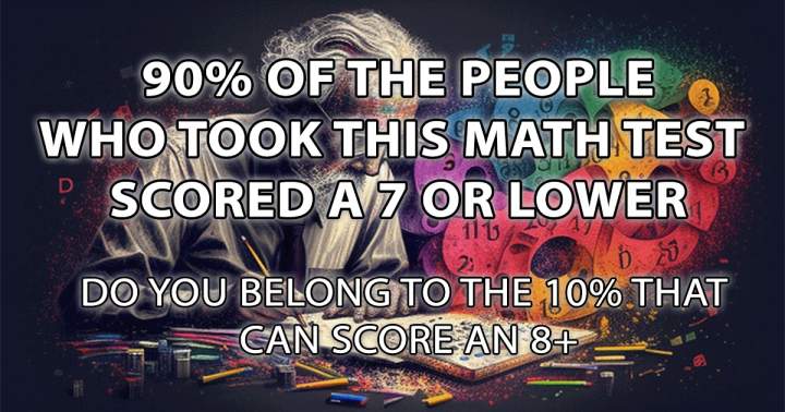 It is impossible to score a 7 or higher.