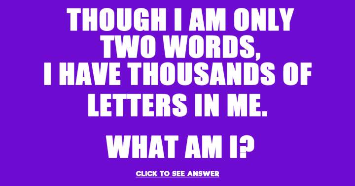 Banner for Are you aware of the solution to this puzzle?