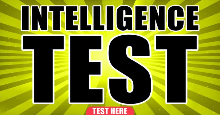 Banner for Achieving a perfect 10 on this intelligence test truly demonstrates your brilliance.
