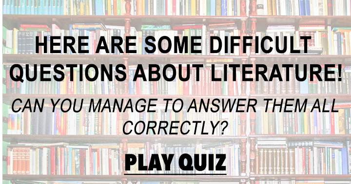 Literary Trivia Challenge