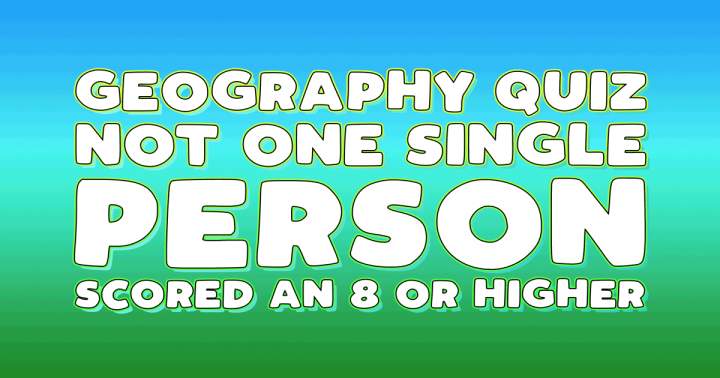 Banner for Geographical Trivia Test