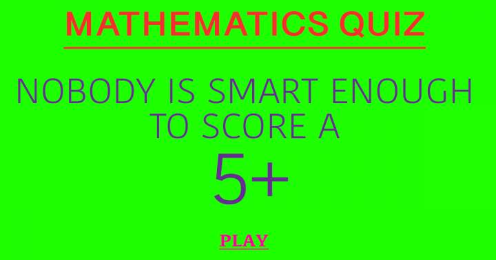 Banner for Math Quiz