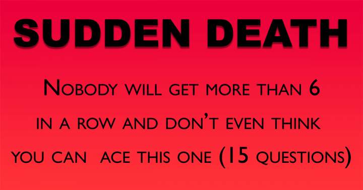 Banner for Extremely hard SD quiz