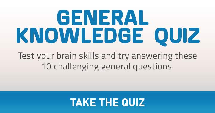 Banner for Challenge your brain's abilities with this extremely tough mixed knowledge quiz.