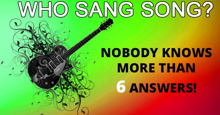 Banner for Are you aware of who performed these songs?