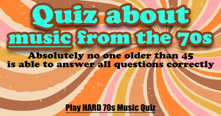 1970s Music Quiz: A Stimulating Challenge