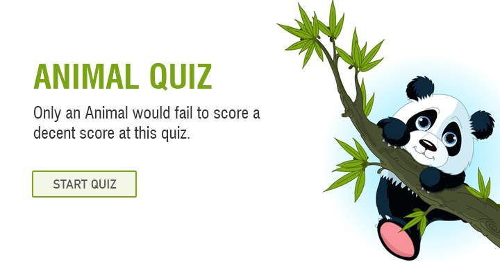 Anyone but a donkey would easily get a good score on this animal trivia quiz.