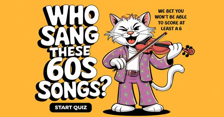 Banner for Can you identify the singers of these 60s songs?