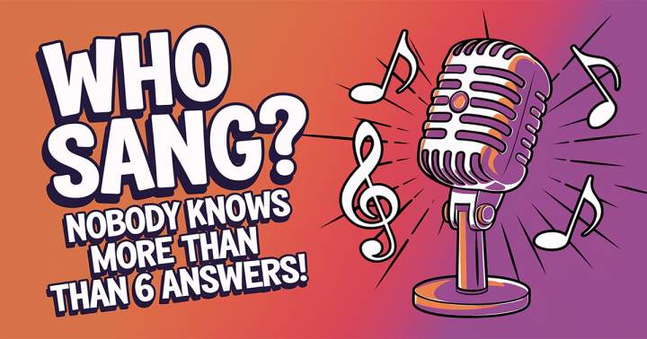 Banner for Can you tell us who sang these songs?