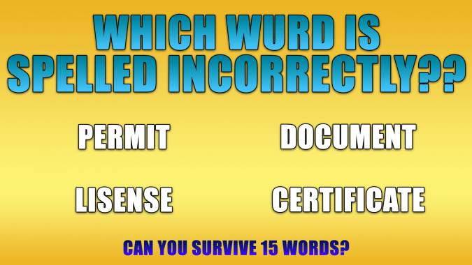 Banner for Can You Spot the 15 Misspelled Words?