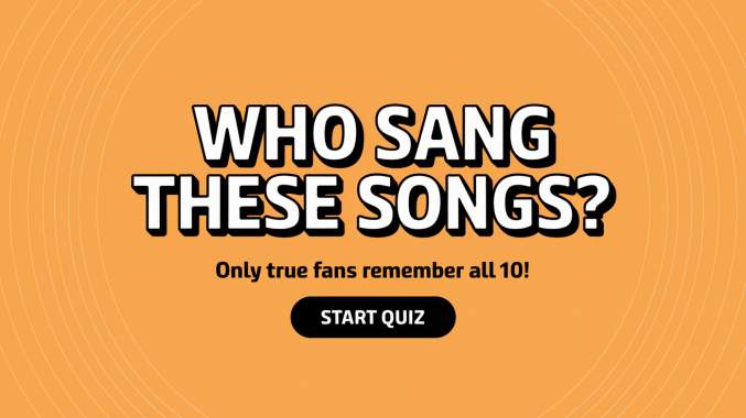 Which artists sang these songs?
