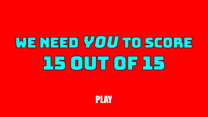 Banner for We NEED YOU to master this quiz