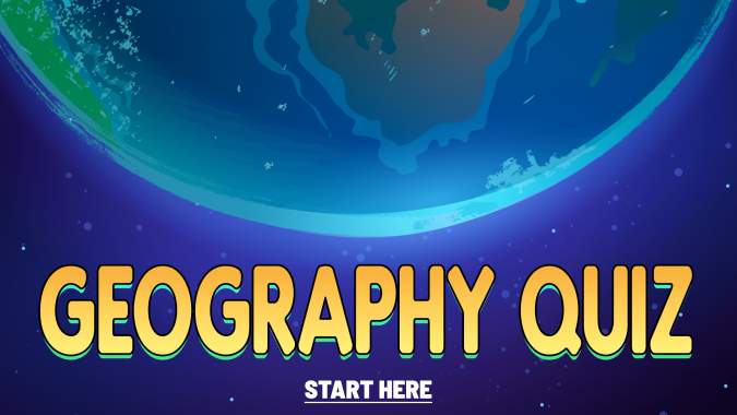 Banner for Geography Quiz