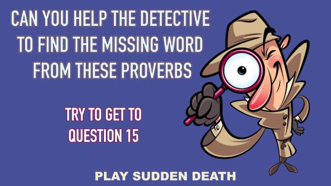 Banner for Find the missing word! 