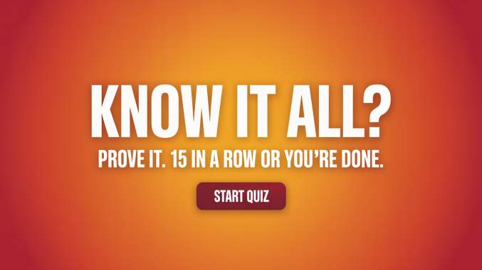 Banner for Know it all?