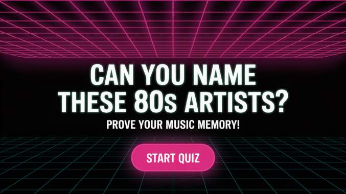 Banner for Can You Name These 80s Artists?