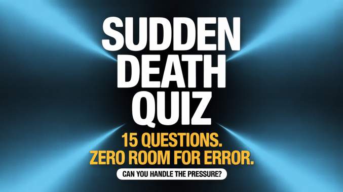 Banner for Sudden Death Quiz
