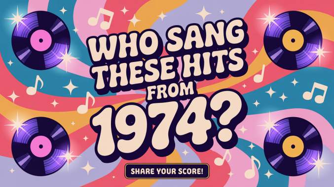 Banner for Who sang these hits from 1974?