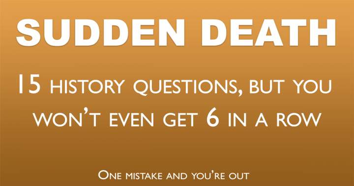 Banner for Quiz on history
