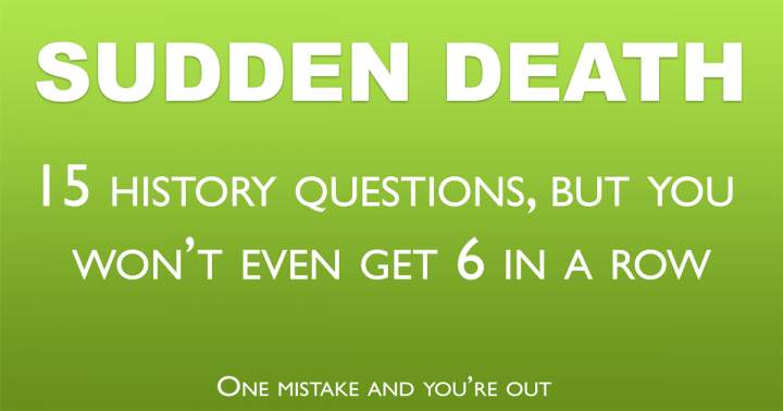 Banner for History Quiz