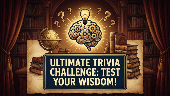 Banner for Test Your Knowledge with this Challenging General Trivia Quiz!