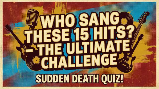 Banner for This is our toughest Who Sang Sudden Death Quiz!