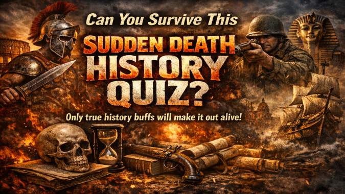 Banner for Can You Survive This Sudden Death History Quiz?