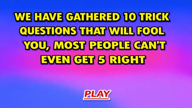 Banner for Only 10% of People Can Pass This Tricky Trivia Quiz!