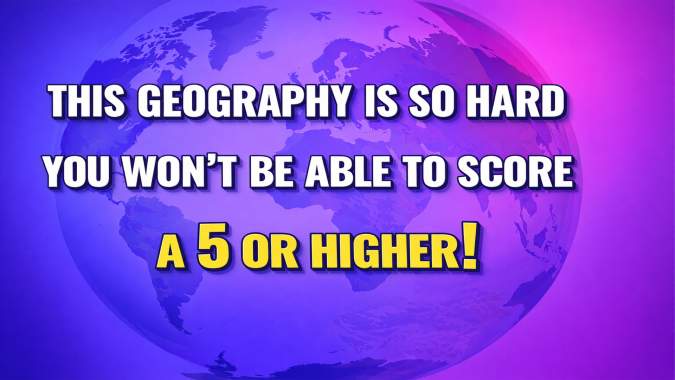 Banner for Difficult Geography Quiz