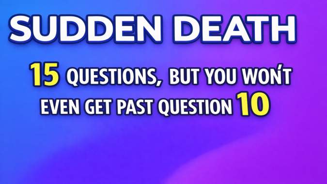 Banner for Sudden Death quiz