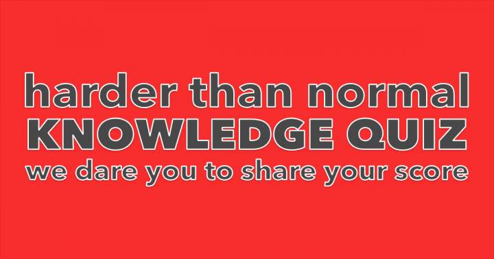 Banner for Harder Than Normal Quiz