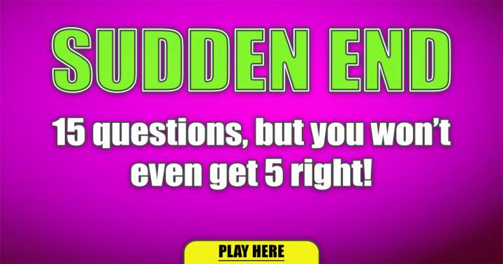 Banner for Sudden End Quiz