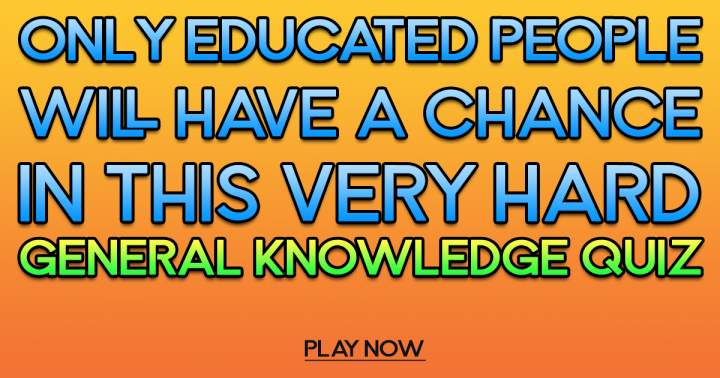 Banner for Are you educated enough for this quiz?