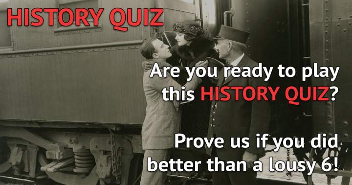 Play This History Quiz