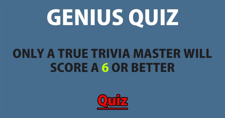 Hard Genius Quiz