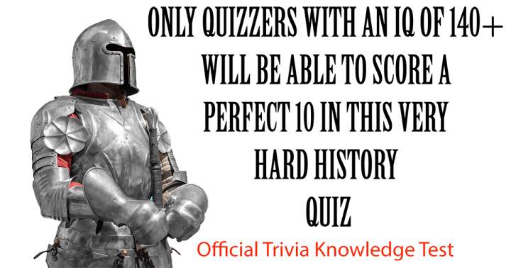 Hard History Quiz