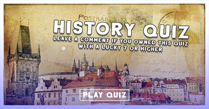 Challenging History Quiz