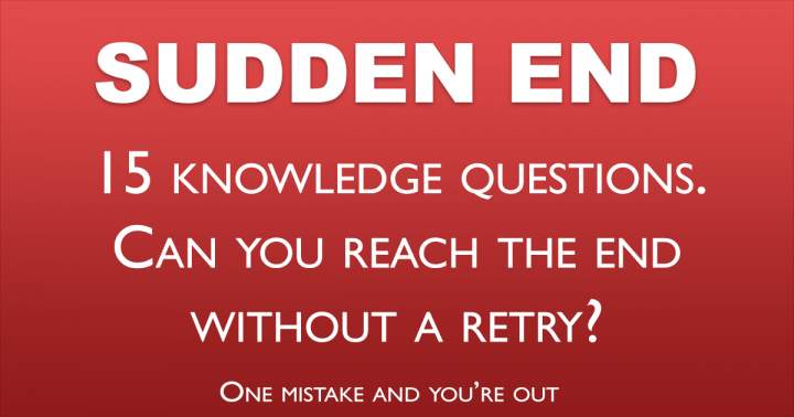 Sudden End Trivia