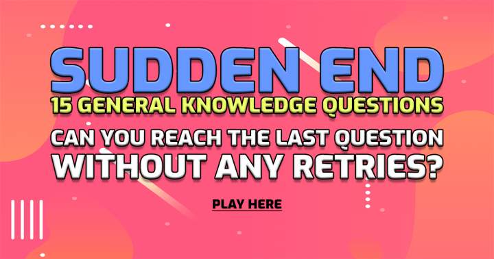 Sudden End Quiz