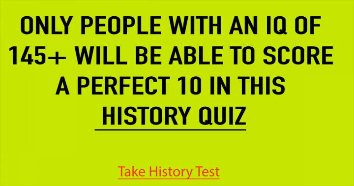 Challenging History Quiz