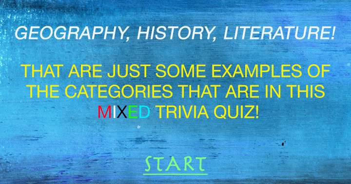 Banner for Mixed Triva