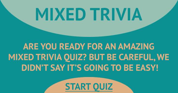 Banner for Mixed Trivia Quiz